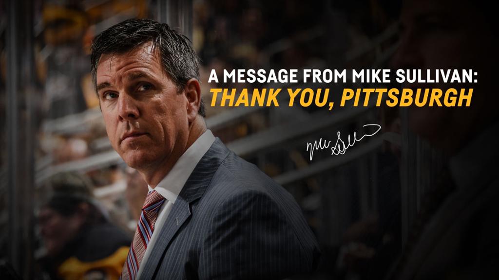 A Message From Mike Sullivan: Thank You, Pittsburgh