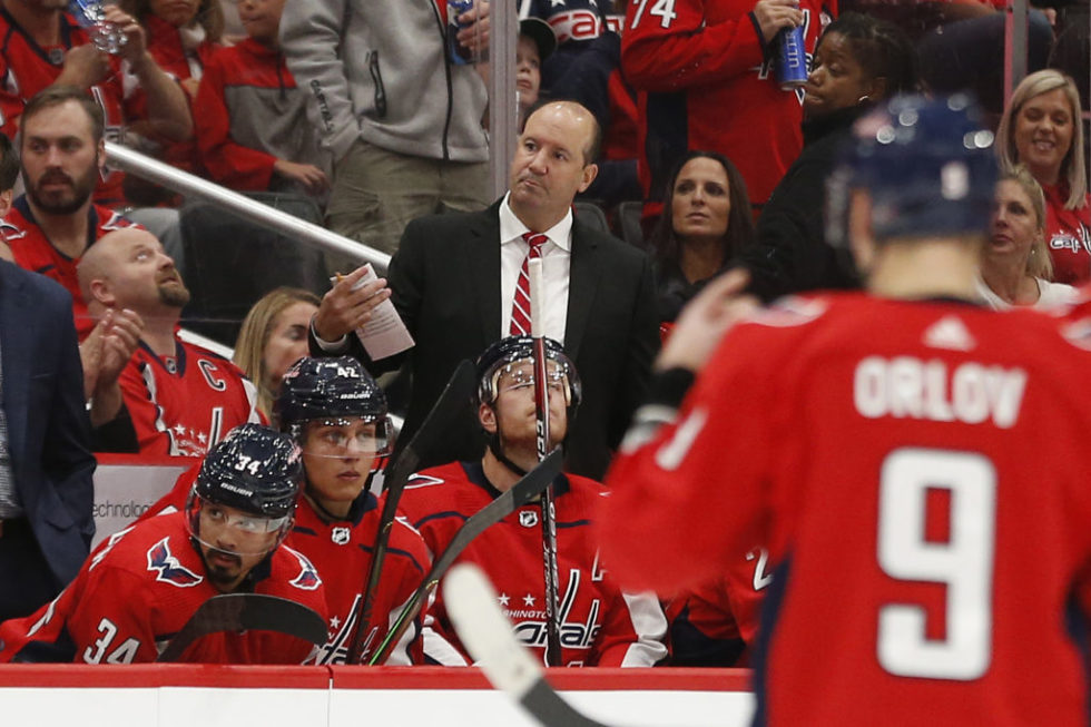 How do the Capitals know when to use a coach’s challenge? National