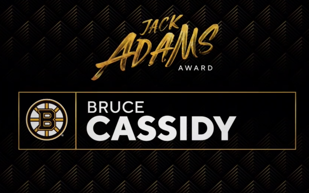 Bruins’ Bruce Cassidy wins Jack Adams Award as NHL coach of the year