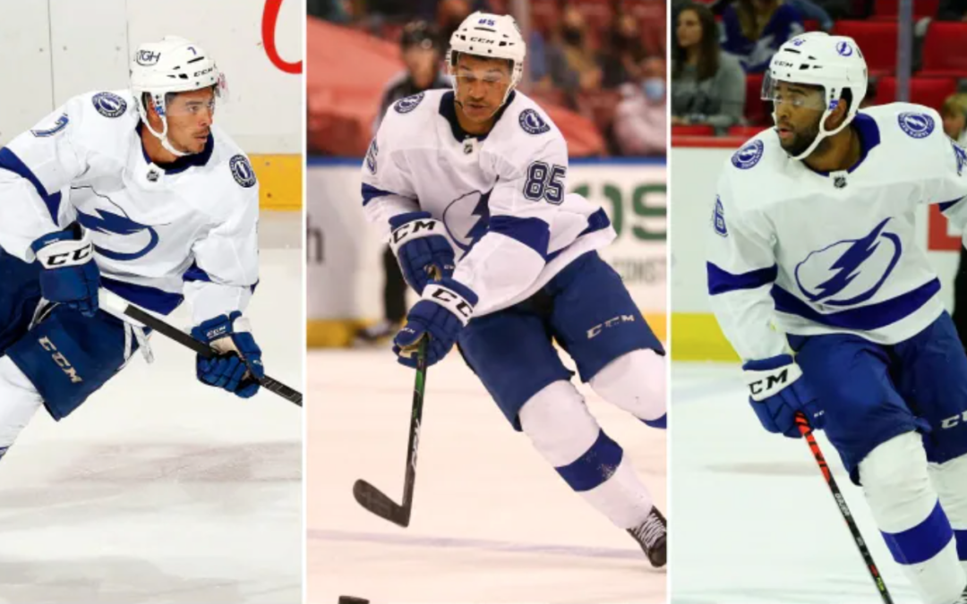 Lightning make NHL history by starting all-Black line in game against Panthers.