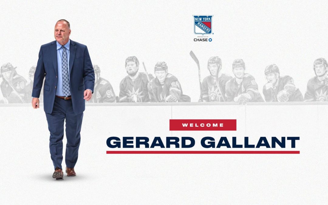 Gerard Gallant Named Rangers Head Coach