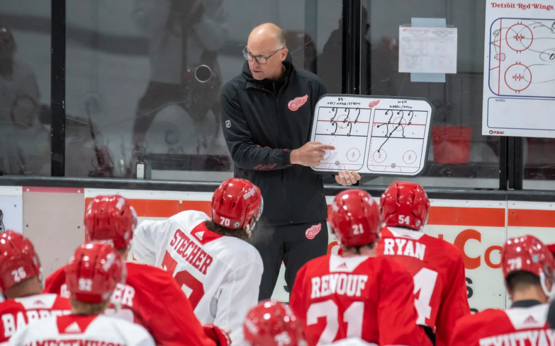 Red Wings coach Jeff Blashill excited about level of competition at camp