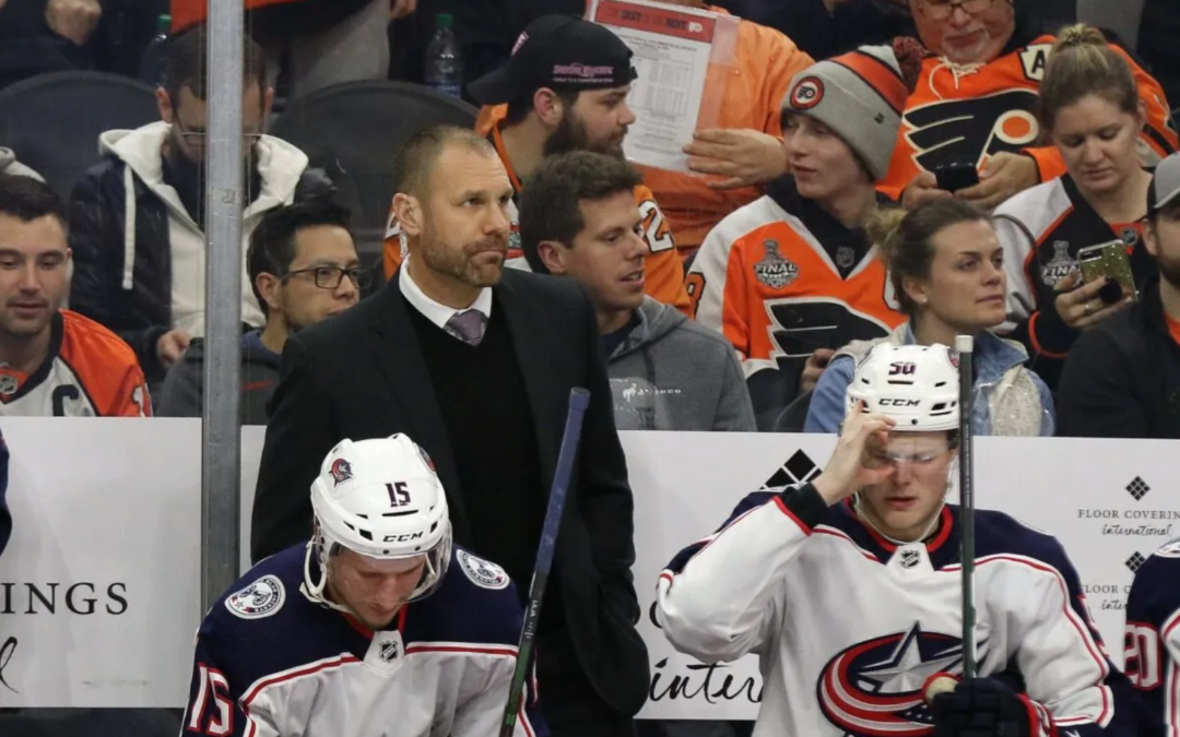 Blue Jackets’ Brad Larsen Showing Some Personality Behind the Bench