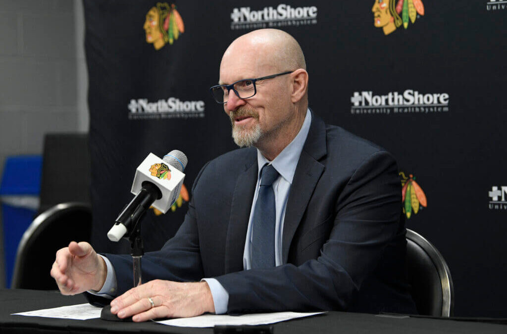 ‘That’s just him’: Why Blackhawks interim head coach Derek King is wearing the right hat at the right time