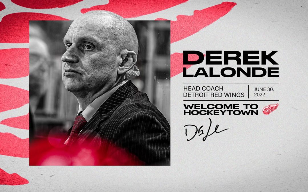 Red Wings name Derek Lalonde Head Coach