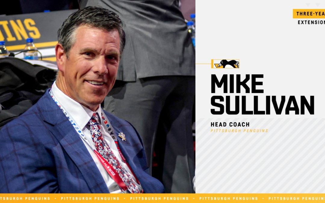 Penguins, Head Coach Mike Sullivan Agree to Three-Year Contract Extension