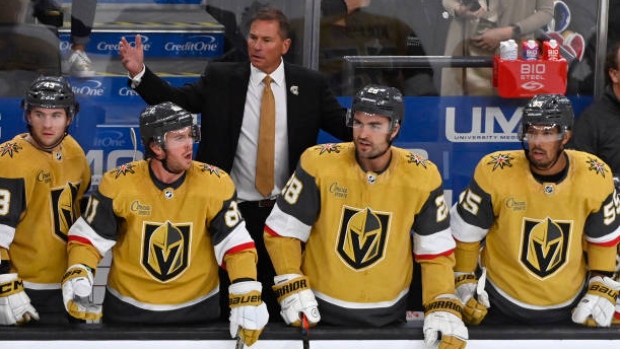 Golden Knights coach Cassidy talks about new team, lessons learned from Sutter and more