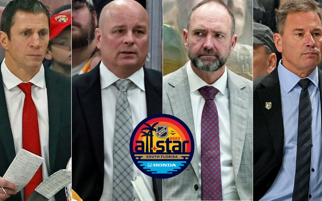Brind’Amour, Montgomery, DeBoer, Cassidy named NHL All-Star Game coaches