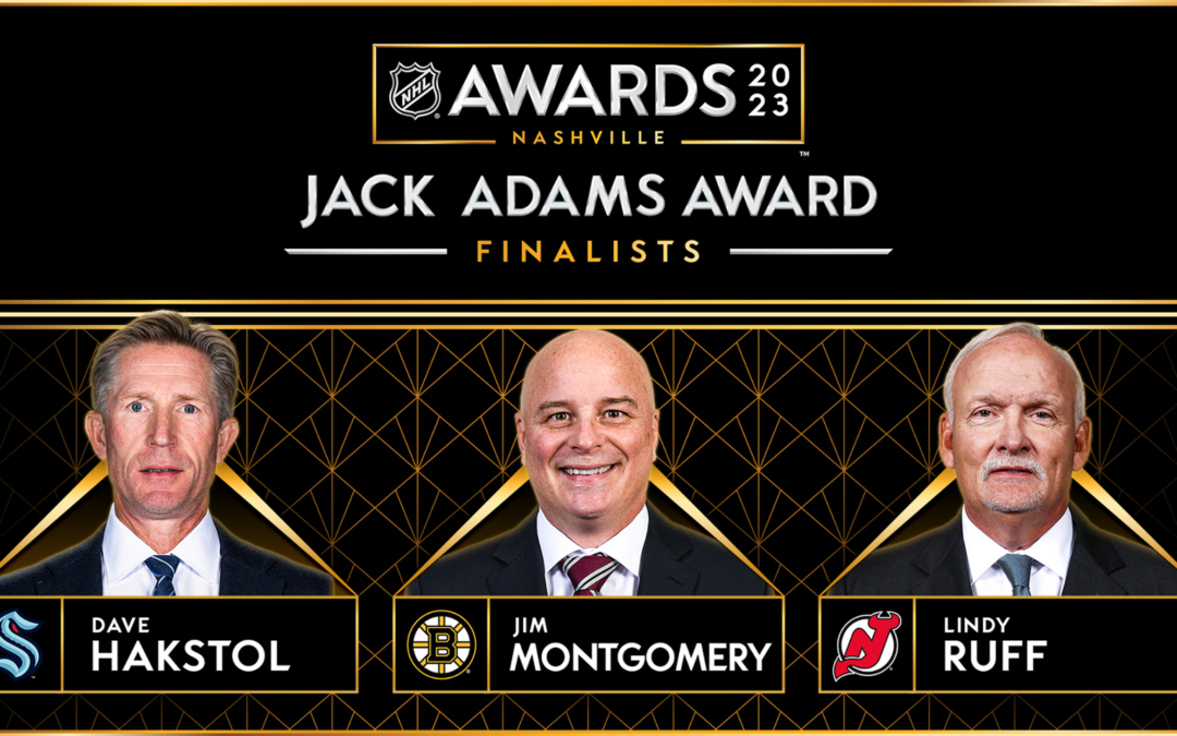 Hakstol, Montgomery, Ruff named Jack Adams Award finalists for best coach