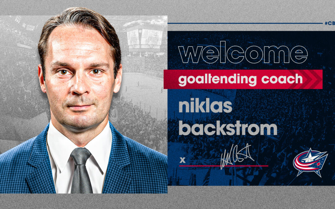 Columbus Blue Jackets name Niklas Backstrom goaltending coach