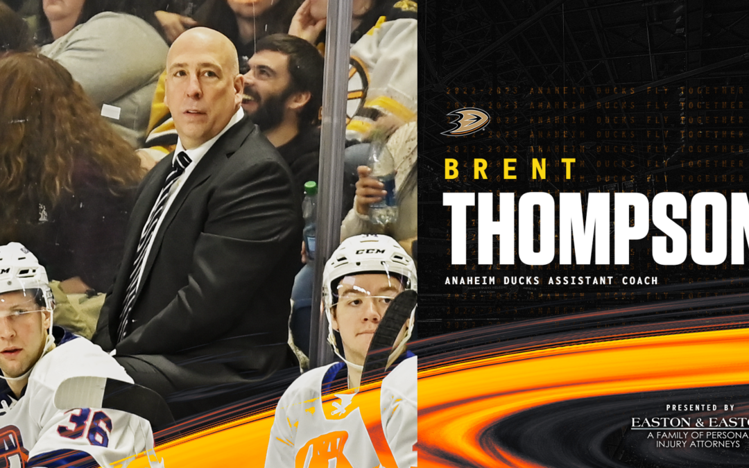 Ducks Name Brent Thompson Assistant Coach
