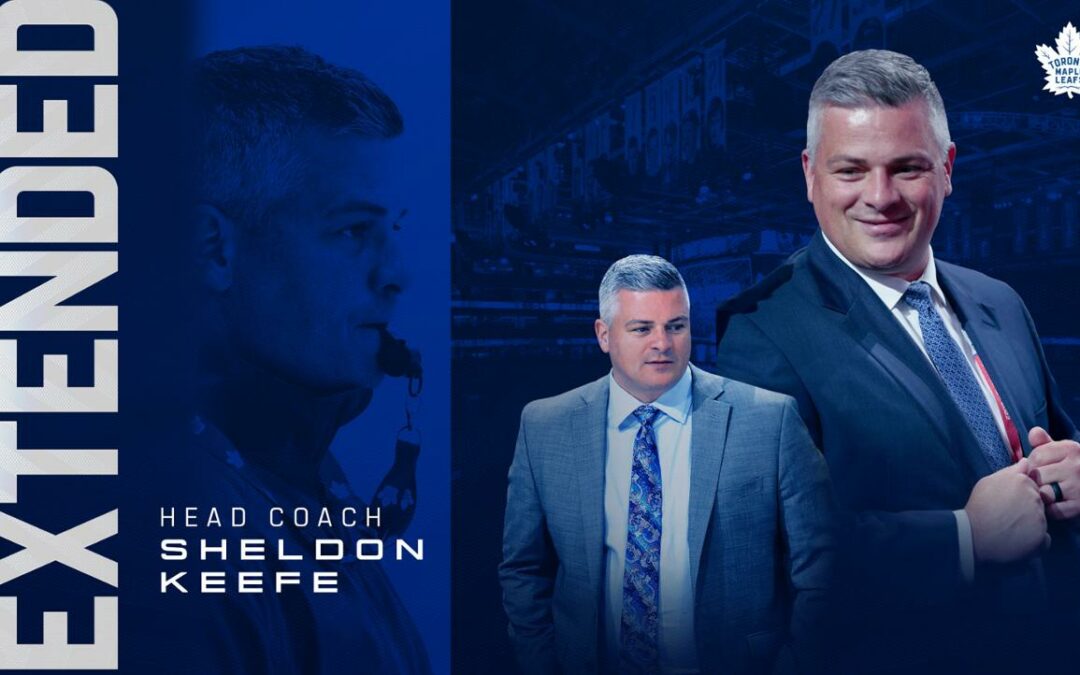 Maple Leafs Sign Head Coach Sheldon Keefe To Multi-Year Extension