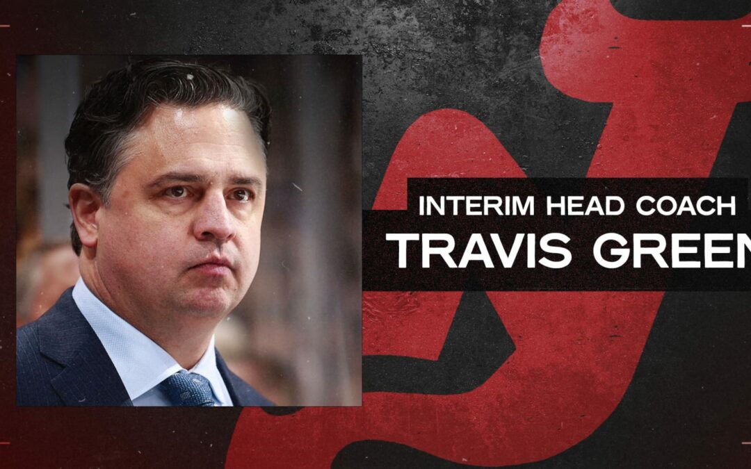 Travis Green Named Devils Interim Head Coach